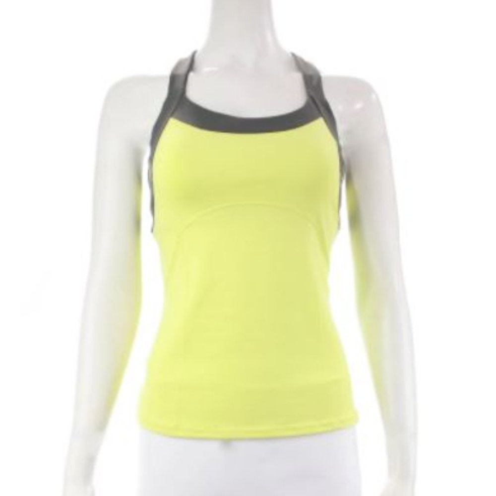 ALO NEON YELLOW DYNAMIC TANK TOP (NWT)